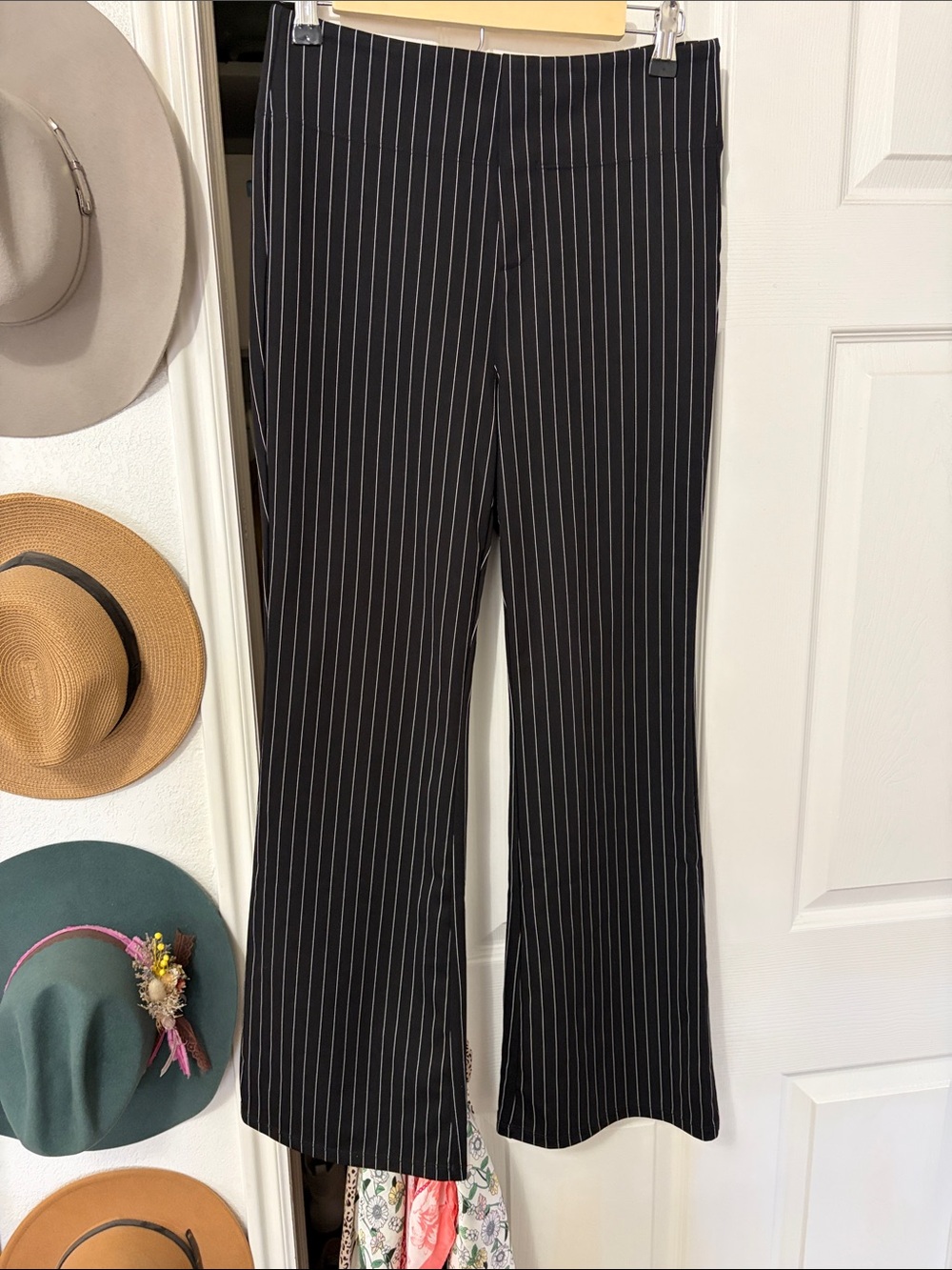 Black Pinstripe Women’s Dress Pants